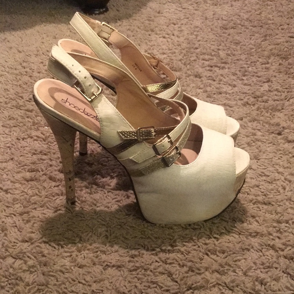 Cream Decor Heels
